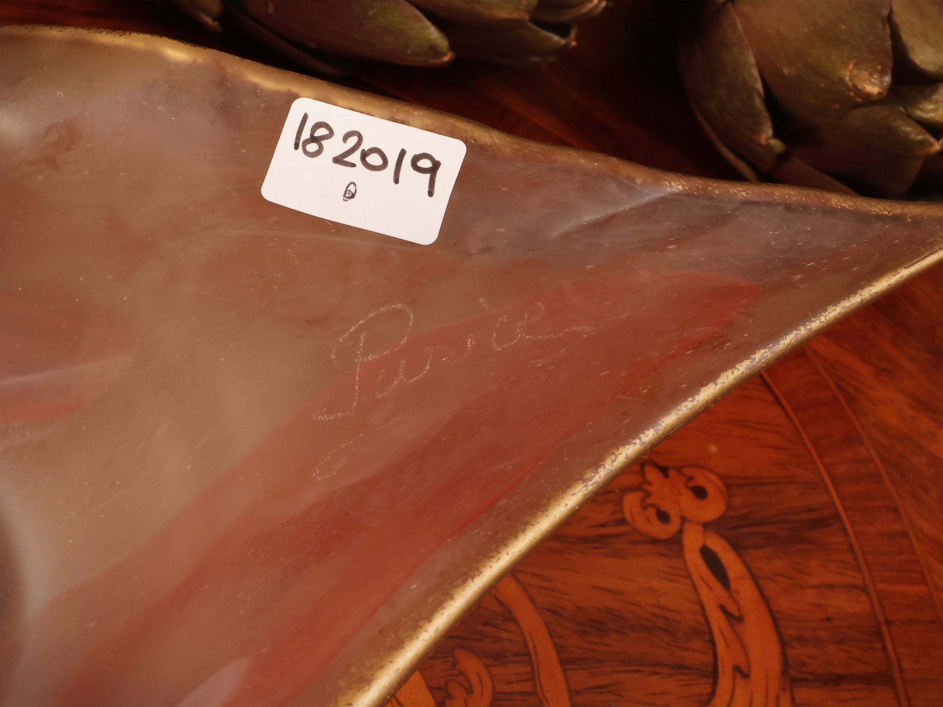 Coppa in pasta di vetro, Art Nouveau, Francia, inizio XX secolo