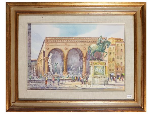 Giovanni Ospitali - Piazza della Signoria