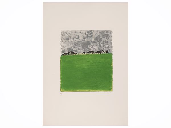 Carlo Mattioli : Brughiera 1981  - Auction Collectible Graphics - Maison Bibelot - Casa d'Aste Firenze - Milano