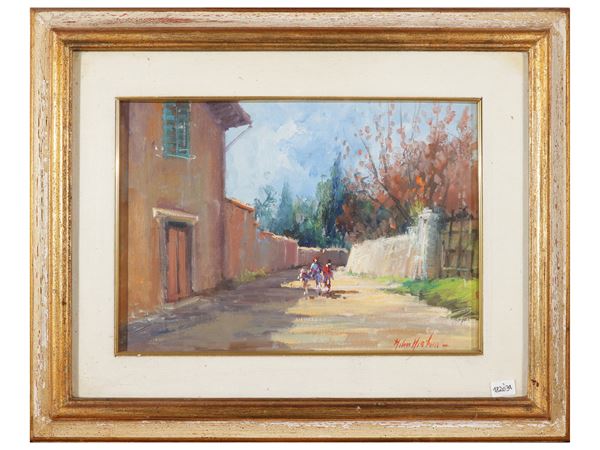 Norberto Martini - Vecchia stradina fiorentina