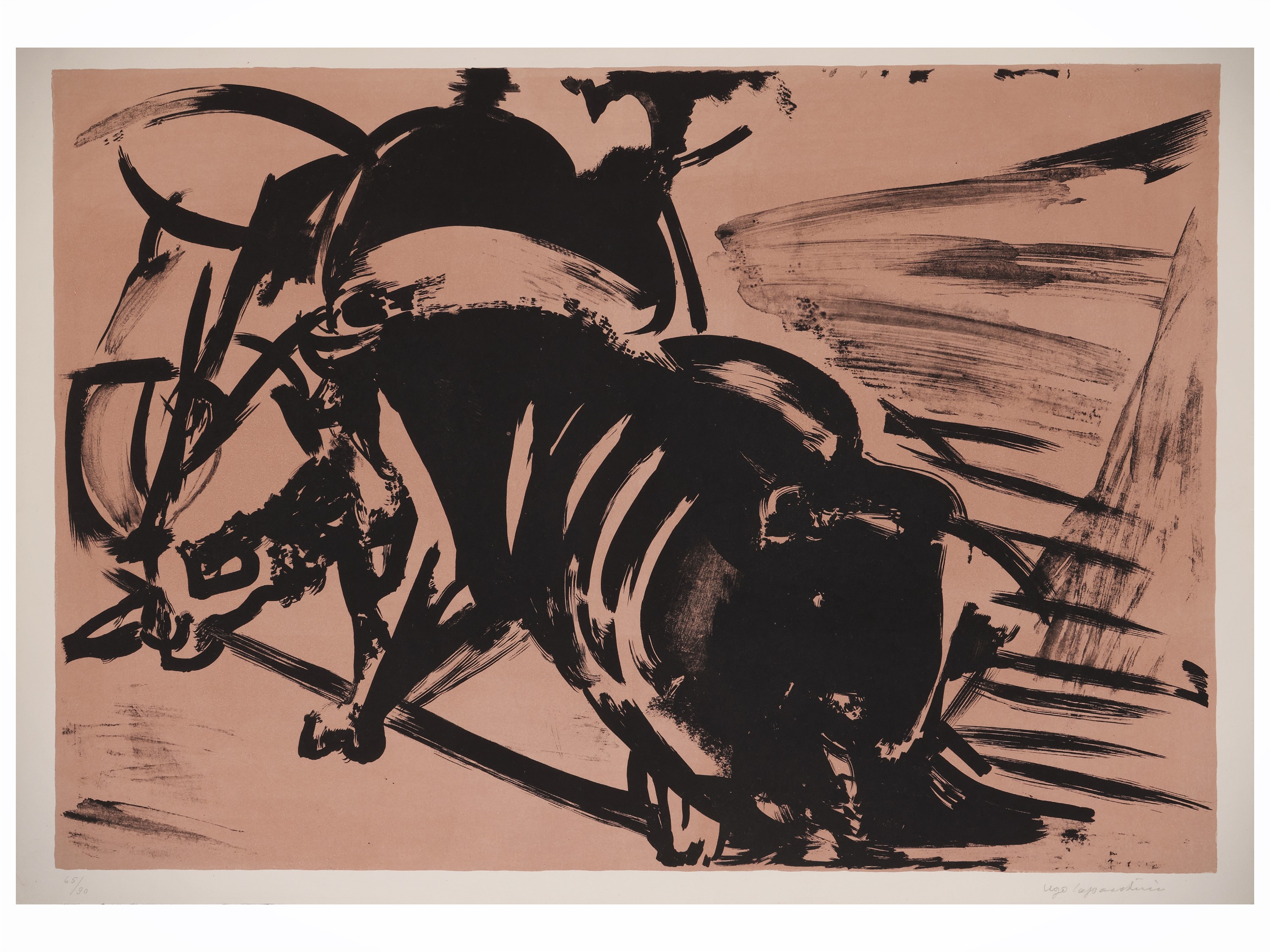 Due litografie: Arturo Carmassi e Ugo Capocchini