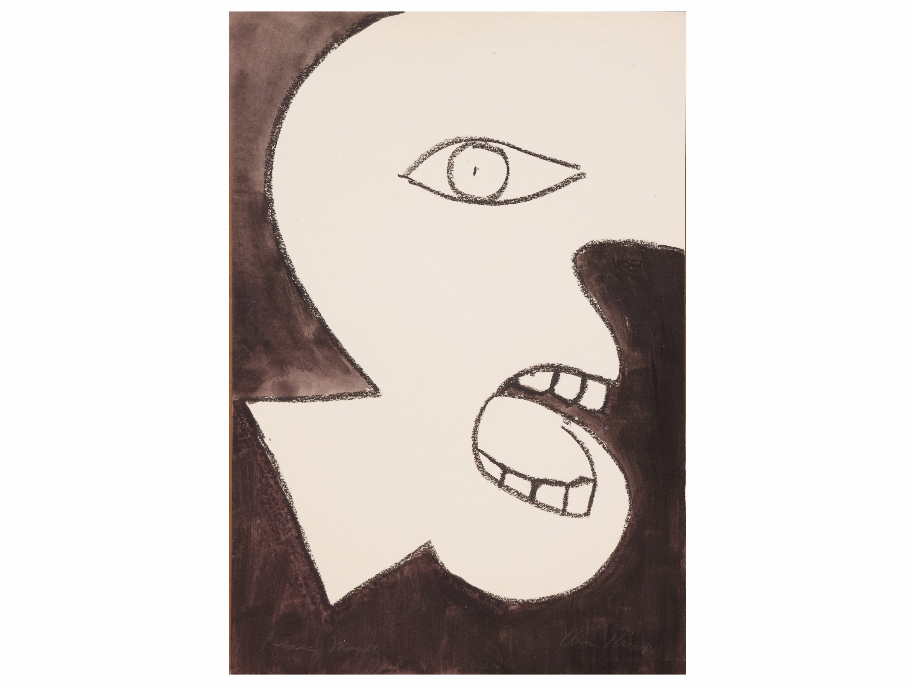 Aron Krich - Mouth - Serigrafia su plastica e carta, esemplare 6