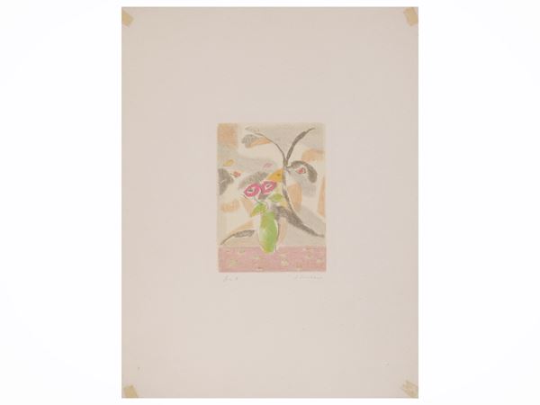 Aldo Salvadori - Vase of flowers
