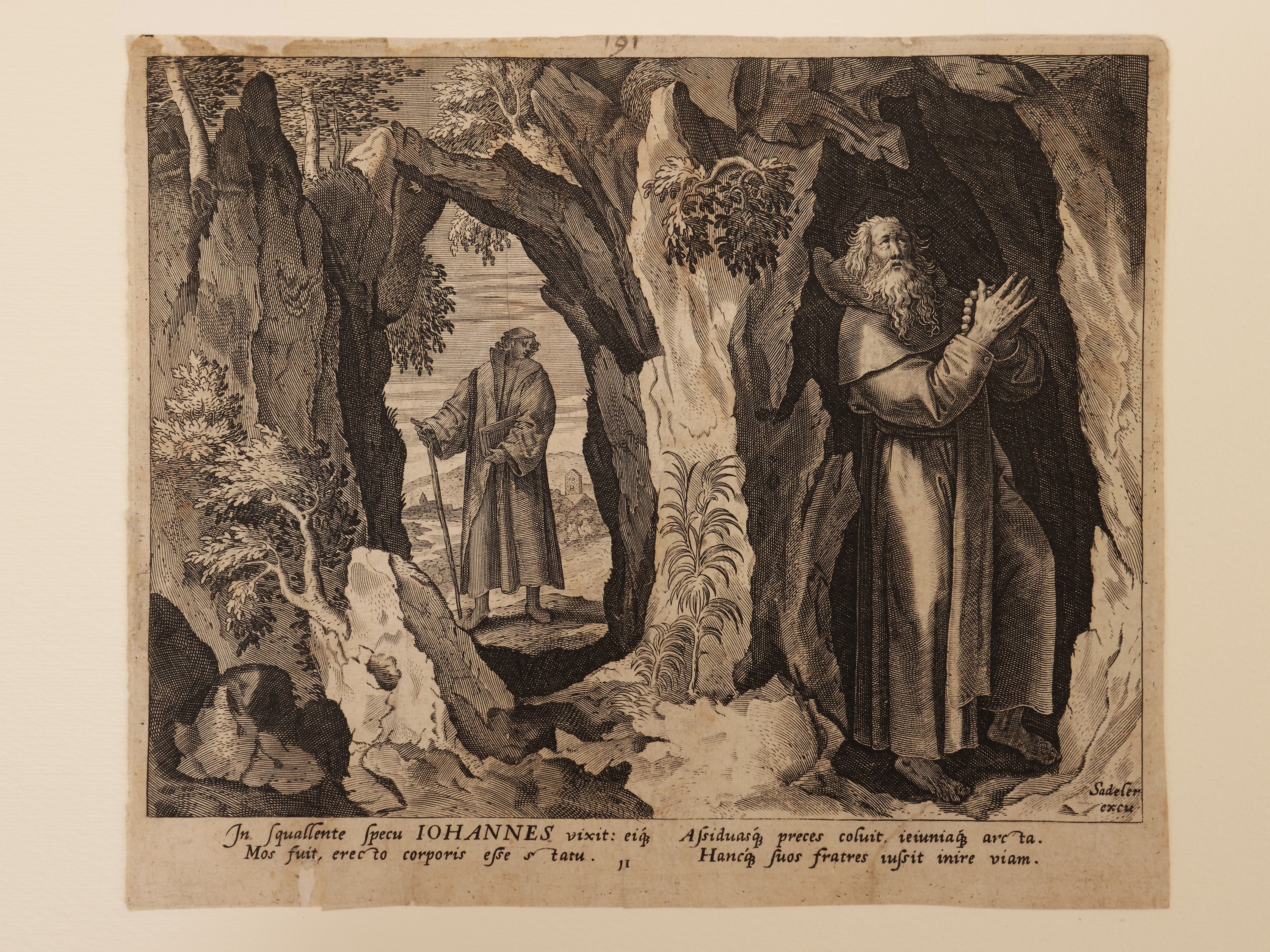 Johannes & Raphael Sadeler - Eremiti - serie di sei incisioni