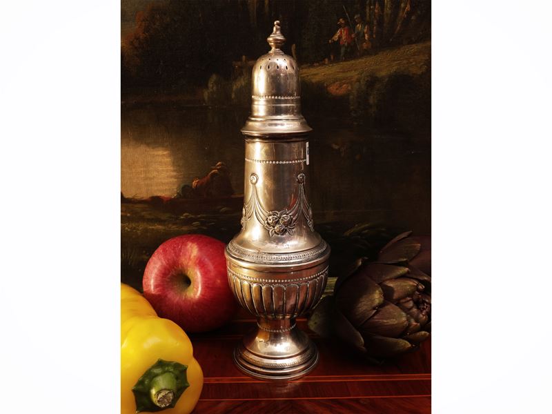 Spargizucchero in argento