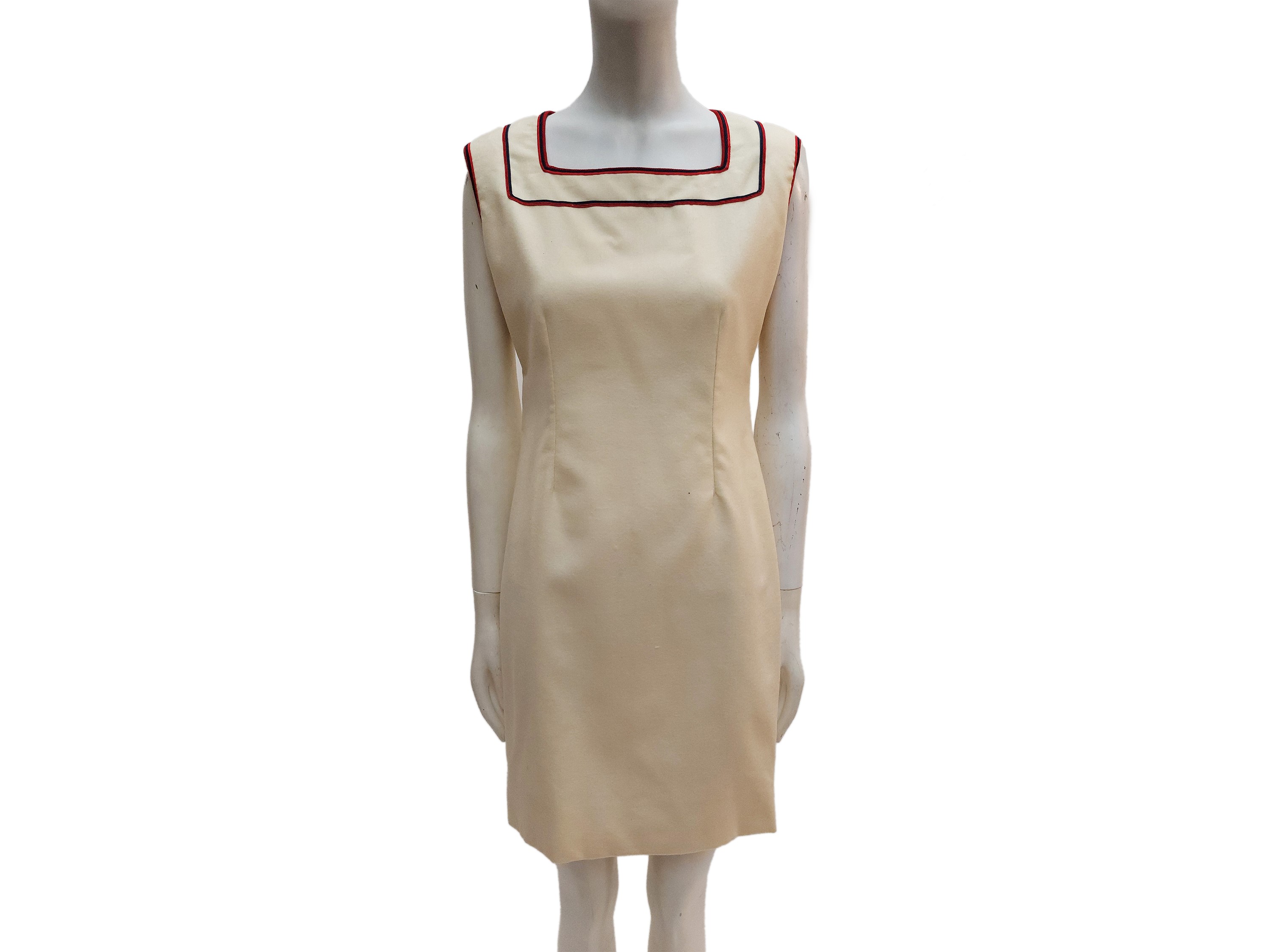 Saint Laurent - Completo in lana color panna