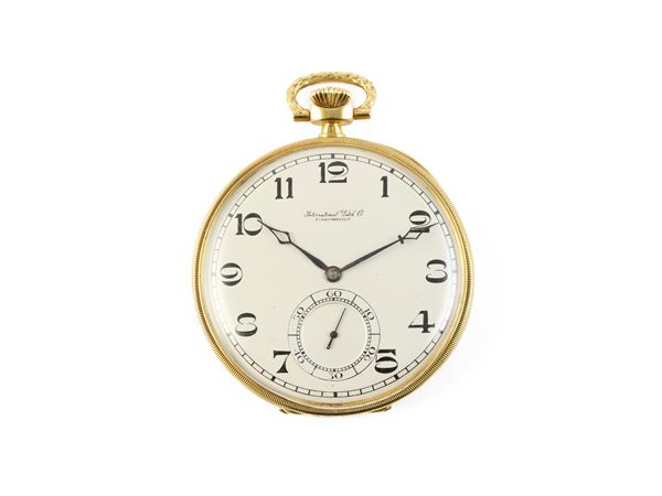 IWC Probus Scafusia orologio da tasca in oro giallo