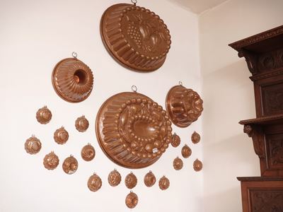 Raccolta di Forme per Torte e Budini in Rame