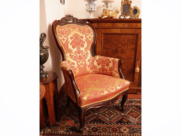 Mahogany armchair