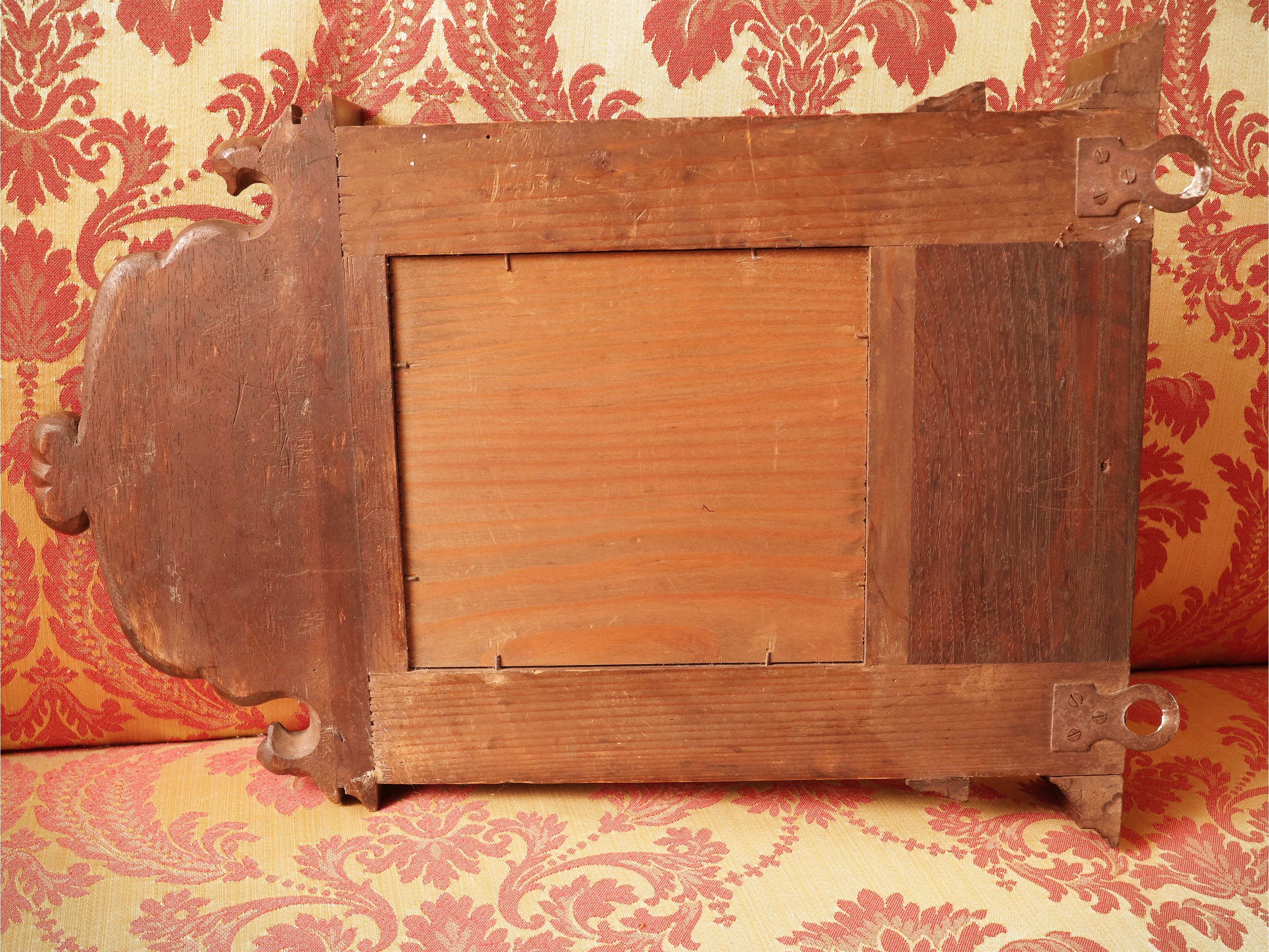 Piccola Specchiera con Cornice in Noce