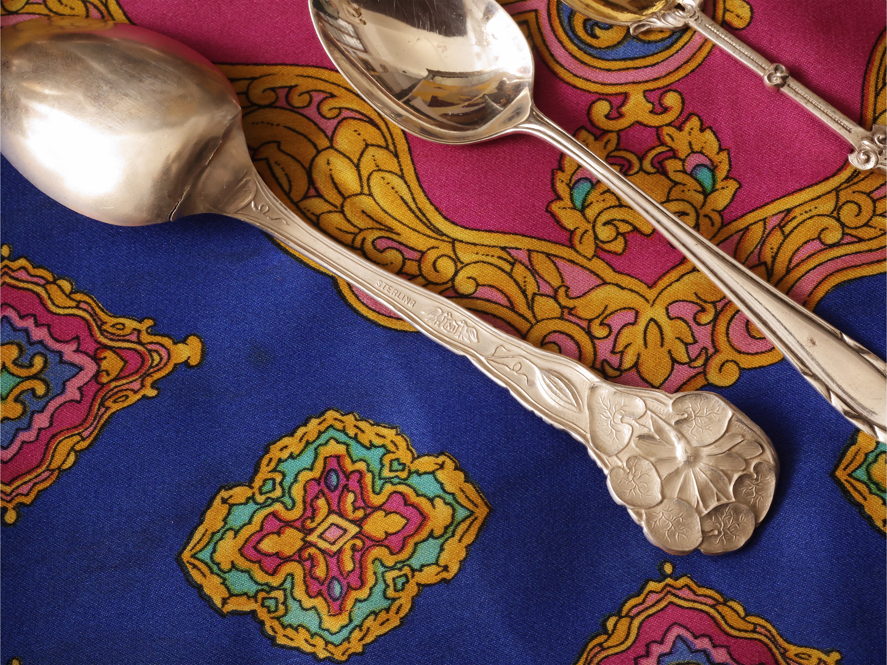 Raccolta di cucchiaini in argento