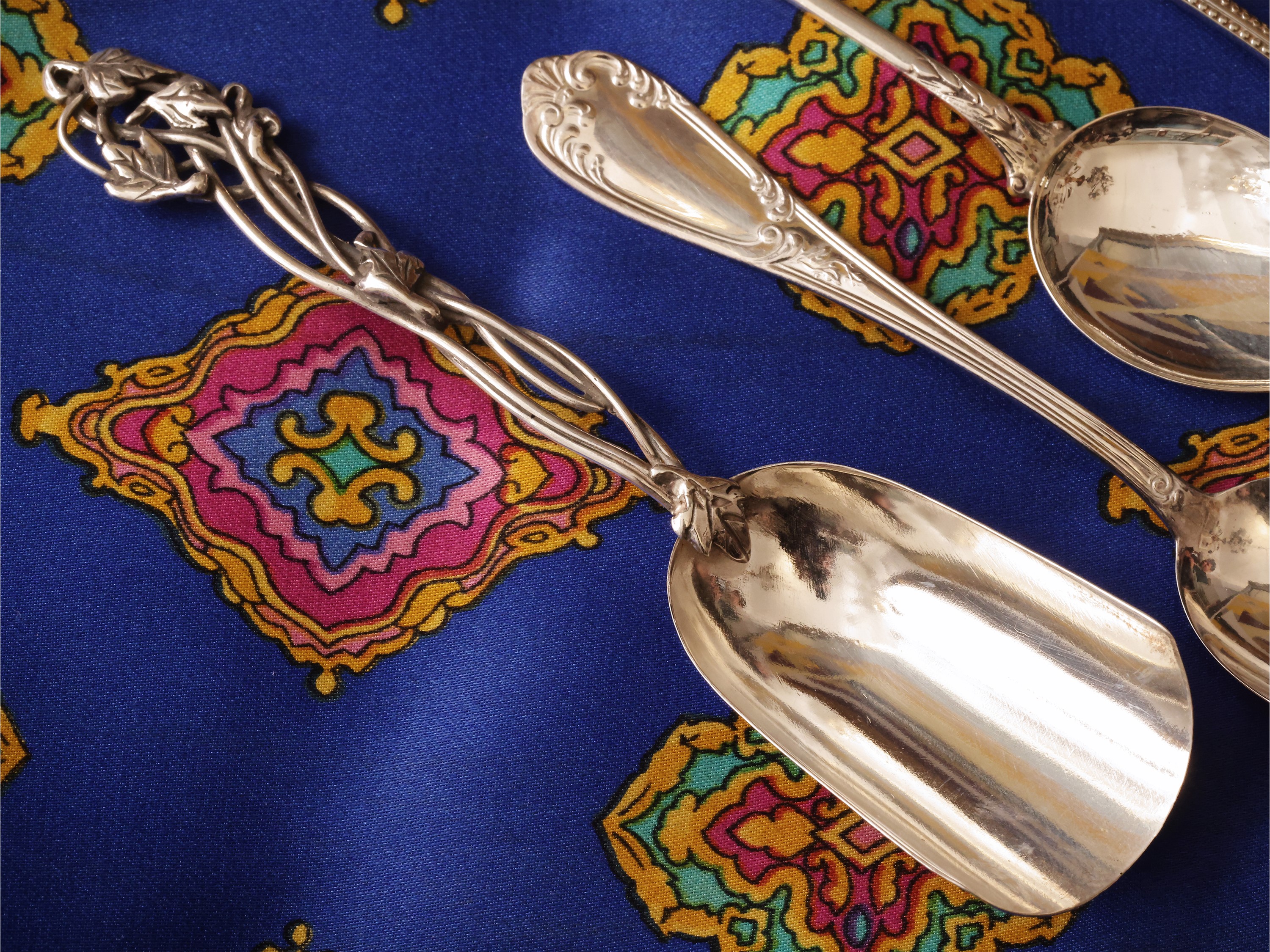 Lotto di cucchiaini in argento