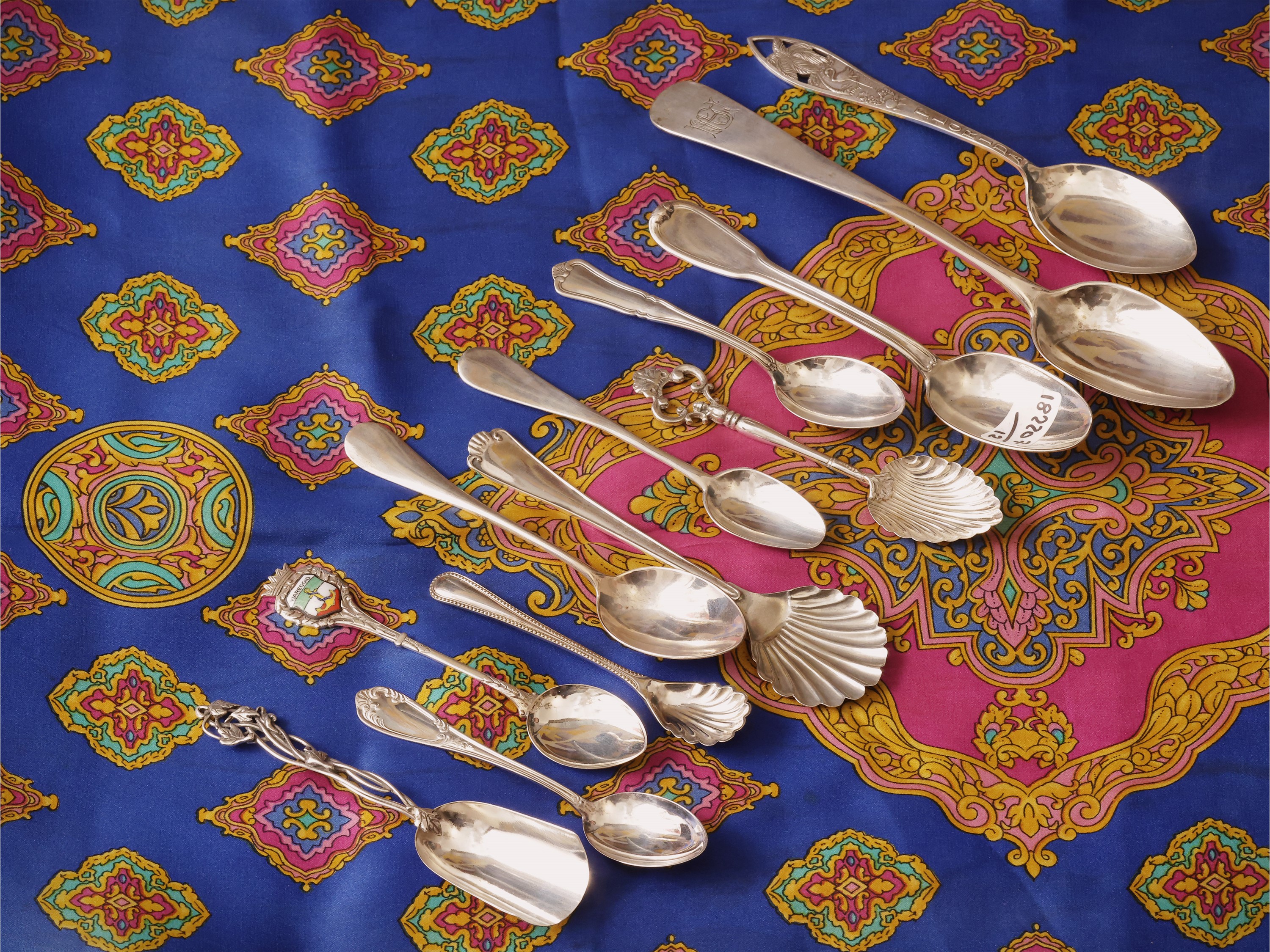 Lotto di cucchiaini in argento