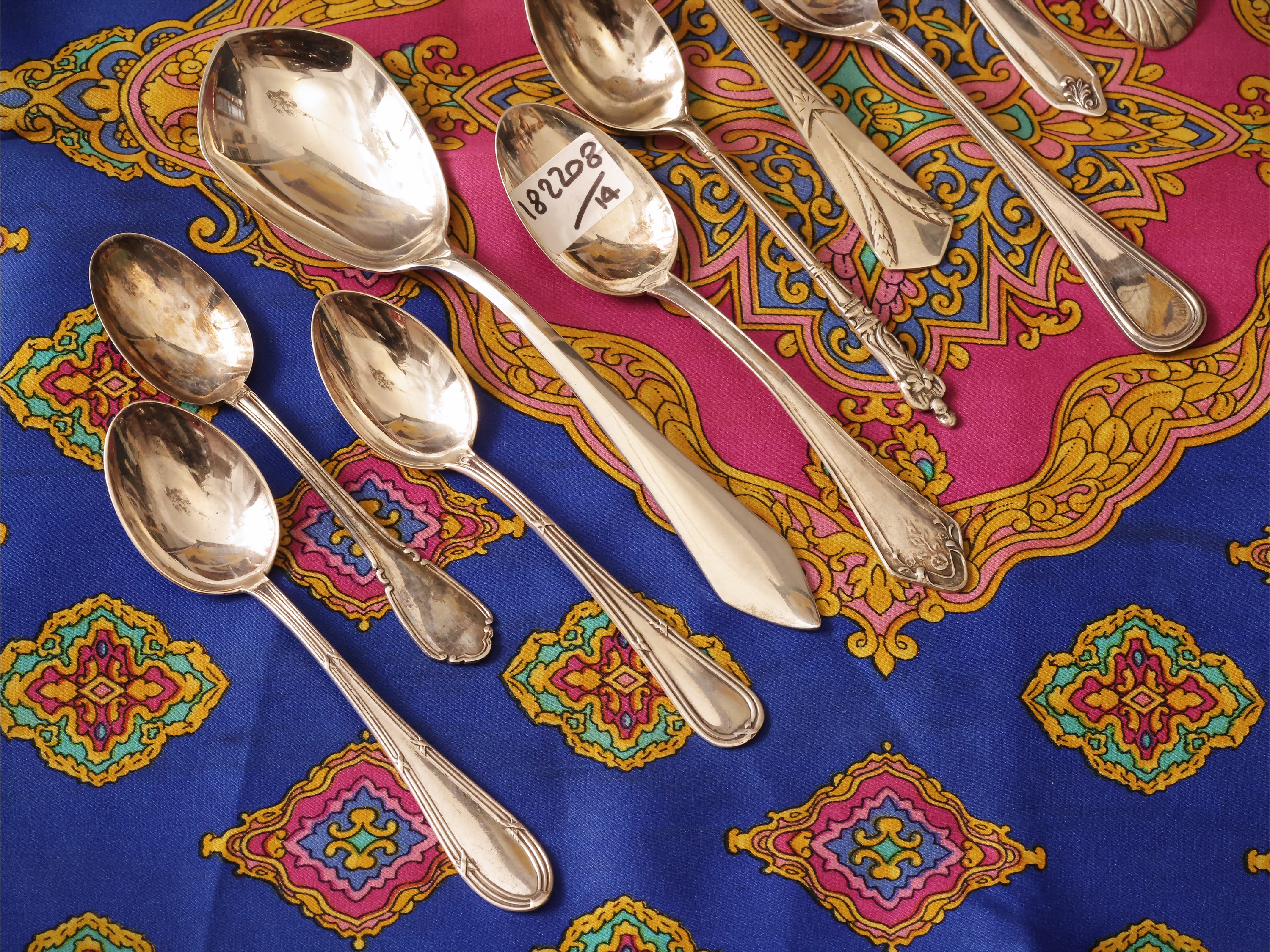 Collezione di cucchiaini in argento 800 e 925