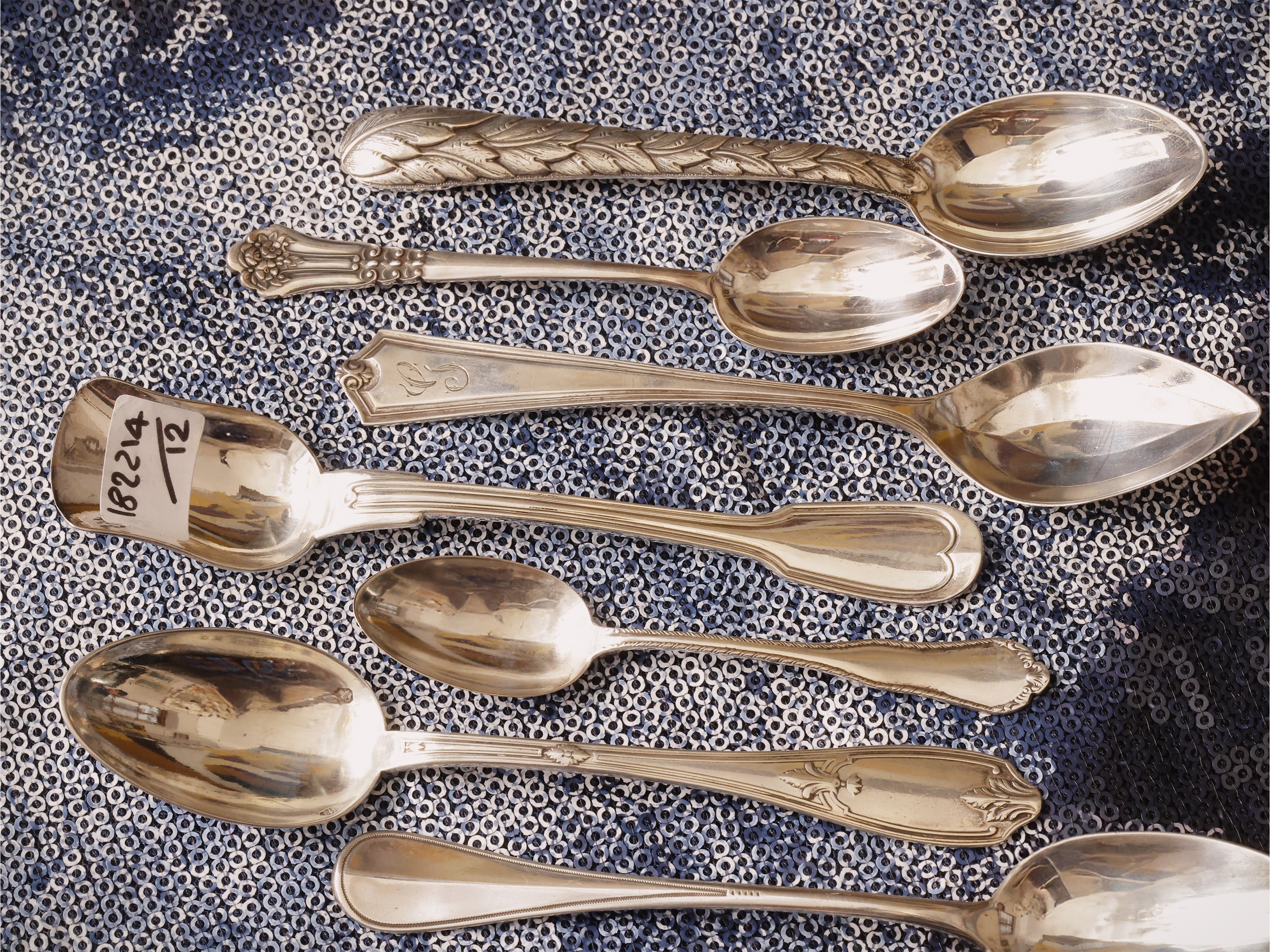 Raccolta di cucchiaini da collezione in argento