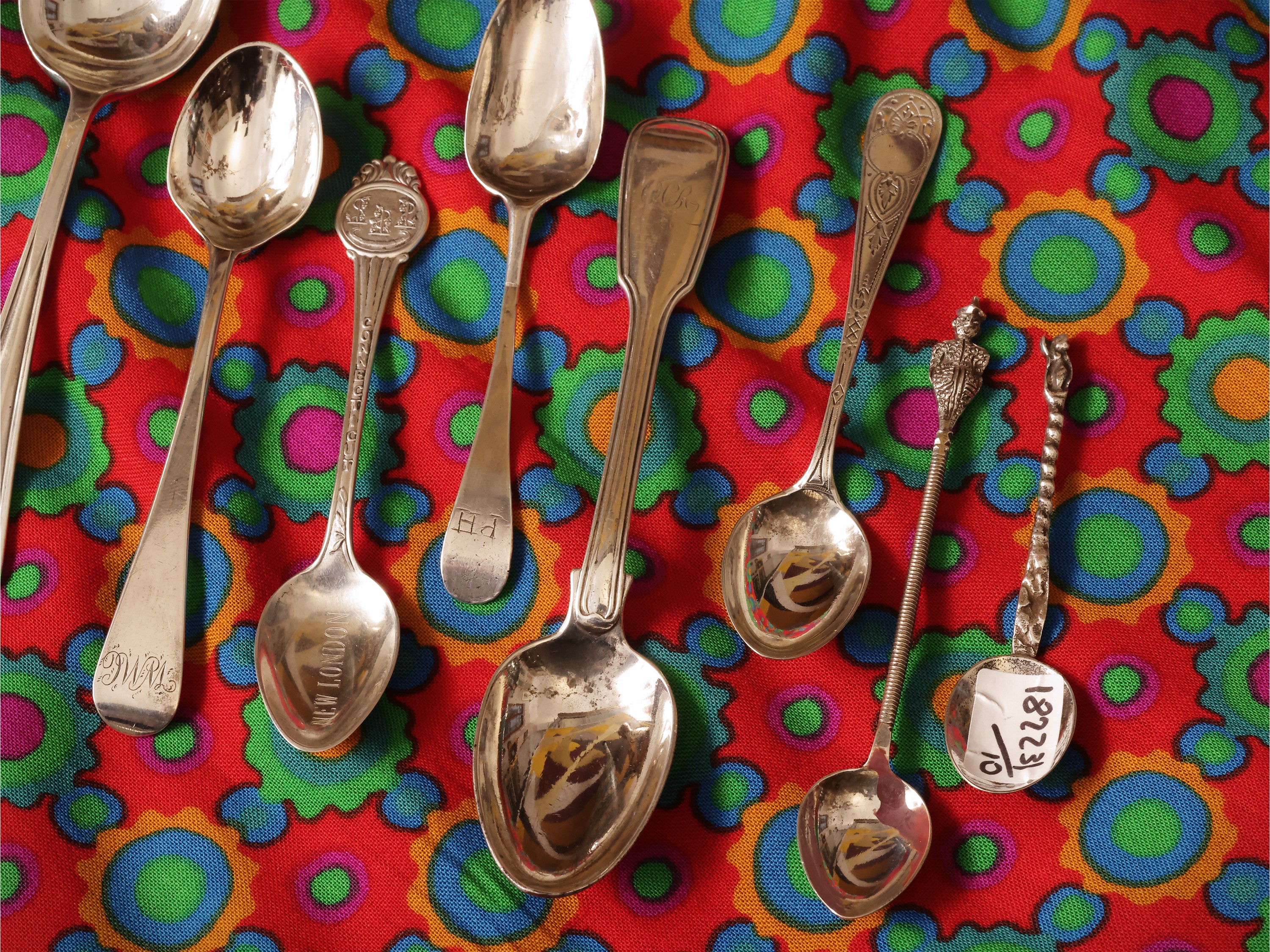 Fantasia di cucchiaini da collezione in argento sterling
