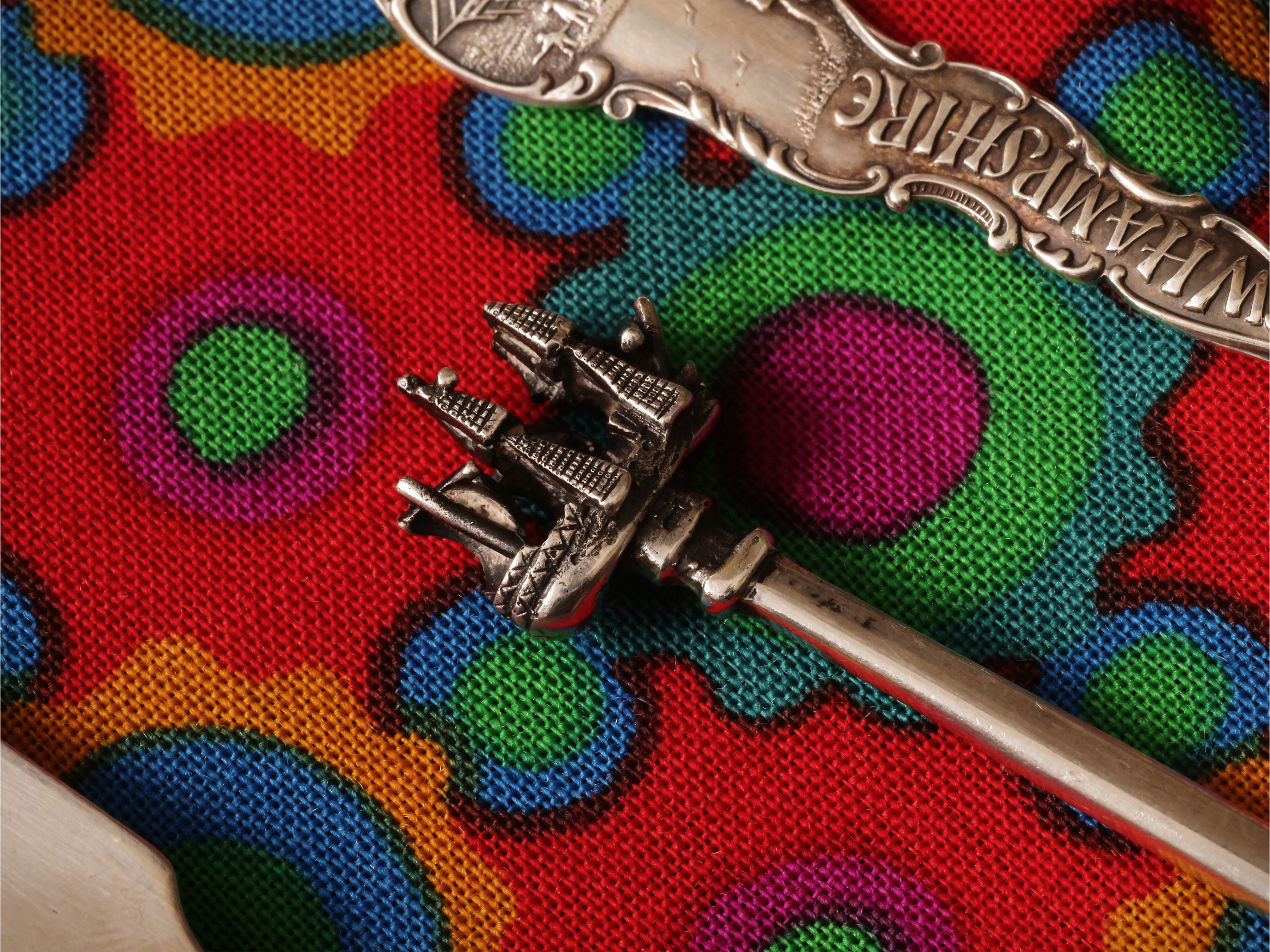 Dieci cucchiaini in argento sterling