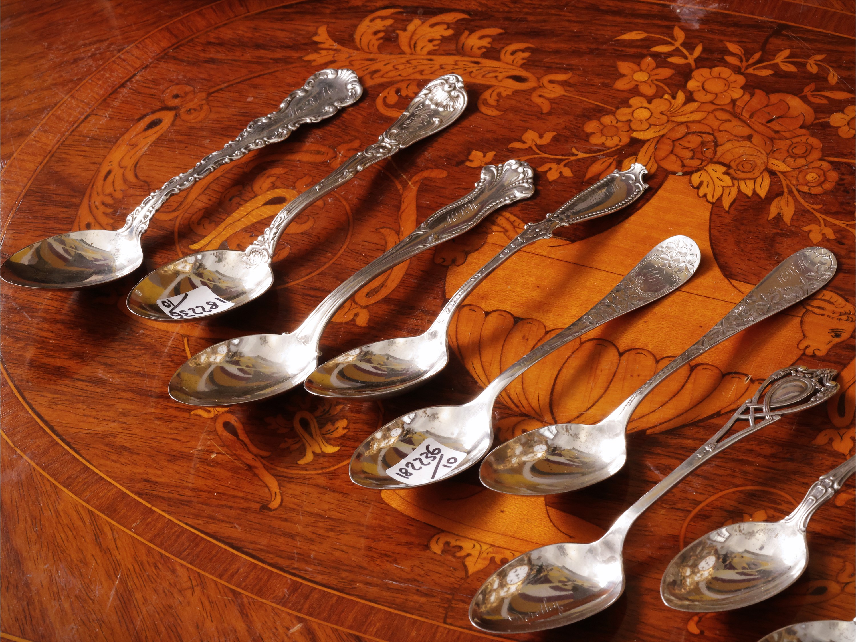 Cucchiaini da collezione in argento sterling