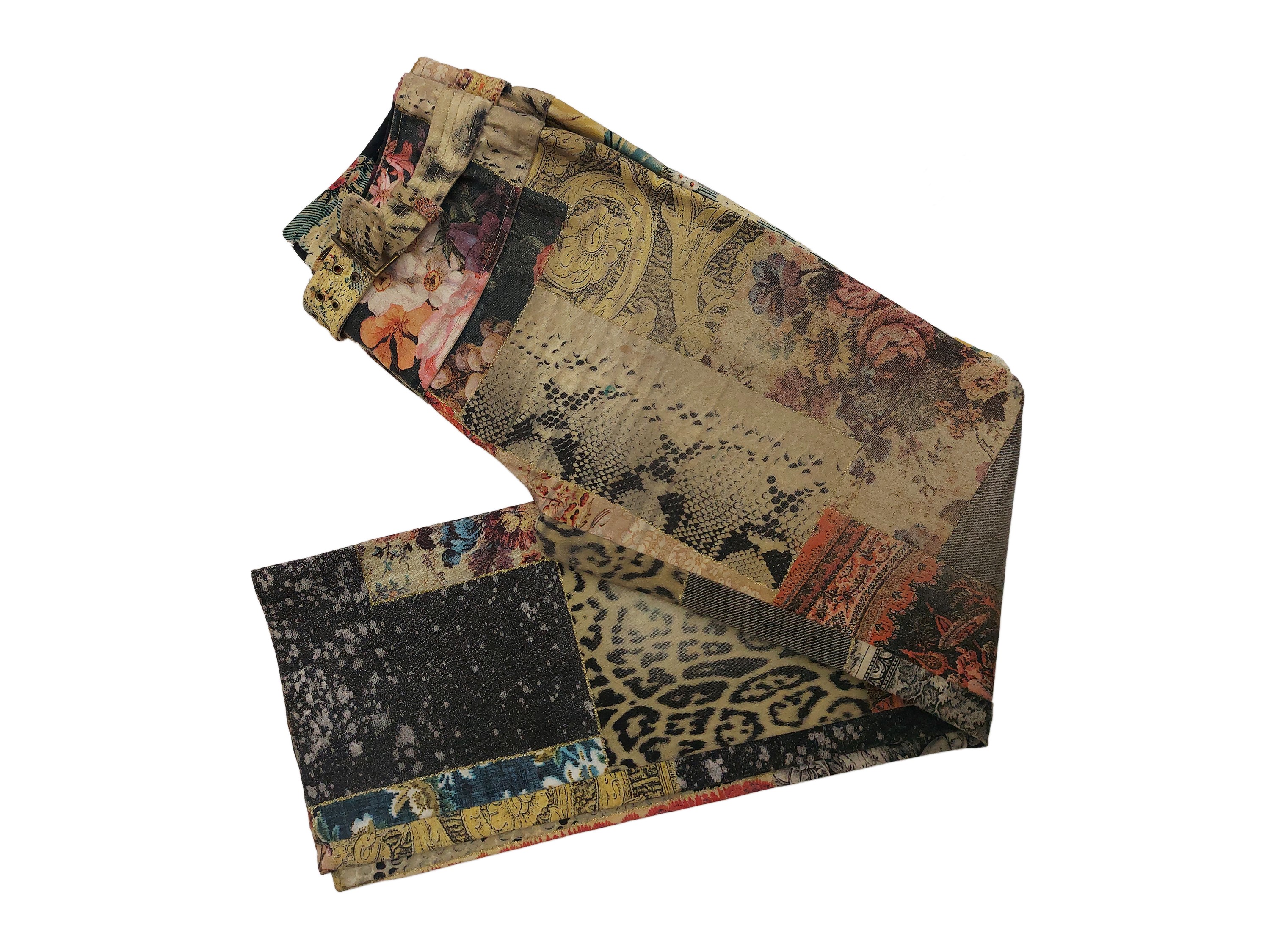 Roberto Cavalli, Completo tre pezzi animalier in seta e cotone