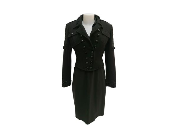 Blumarine - Completo in lana nero