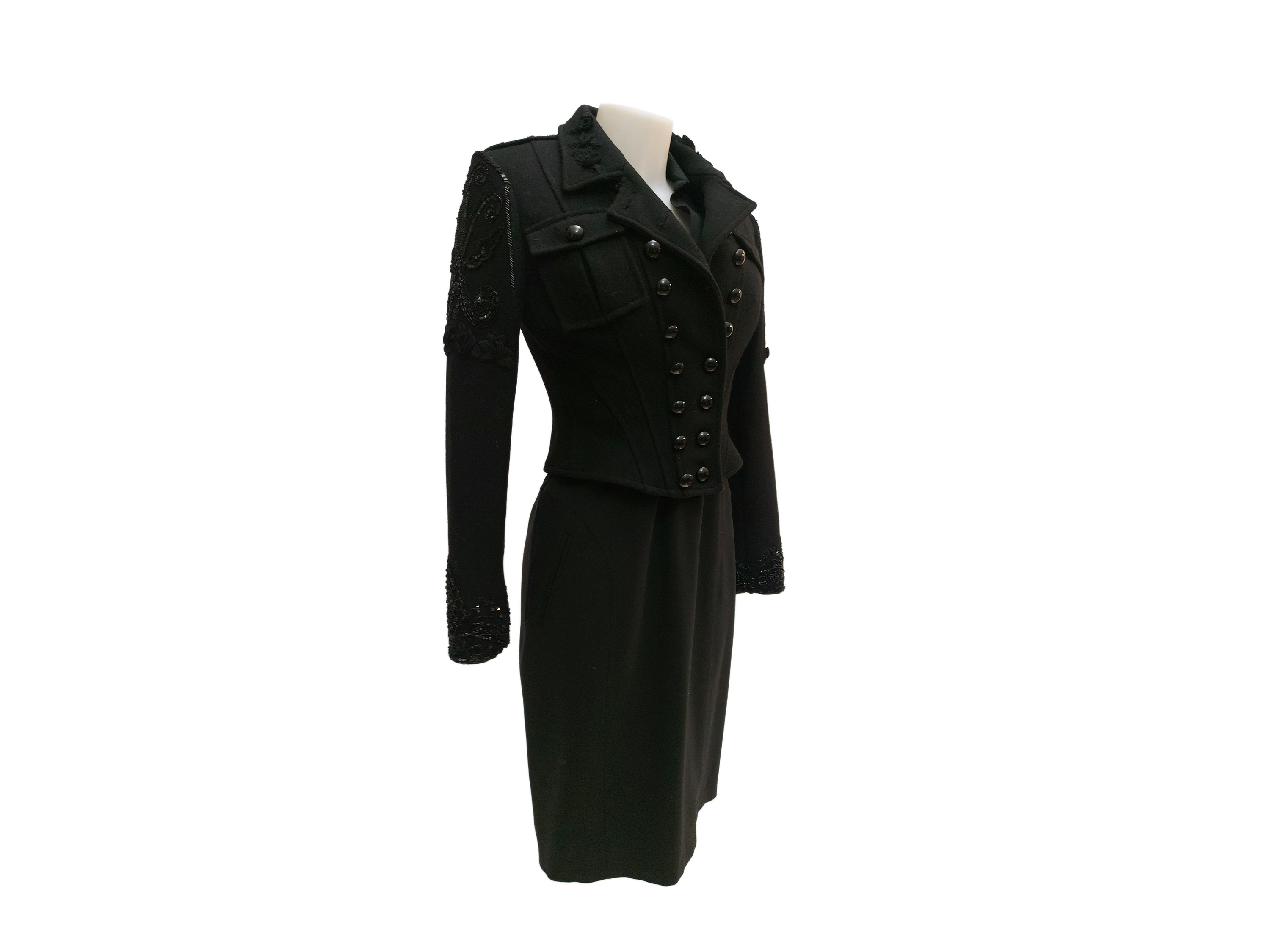 Blumarine - Completo in Lana Nero