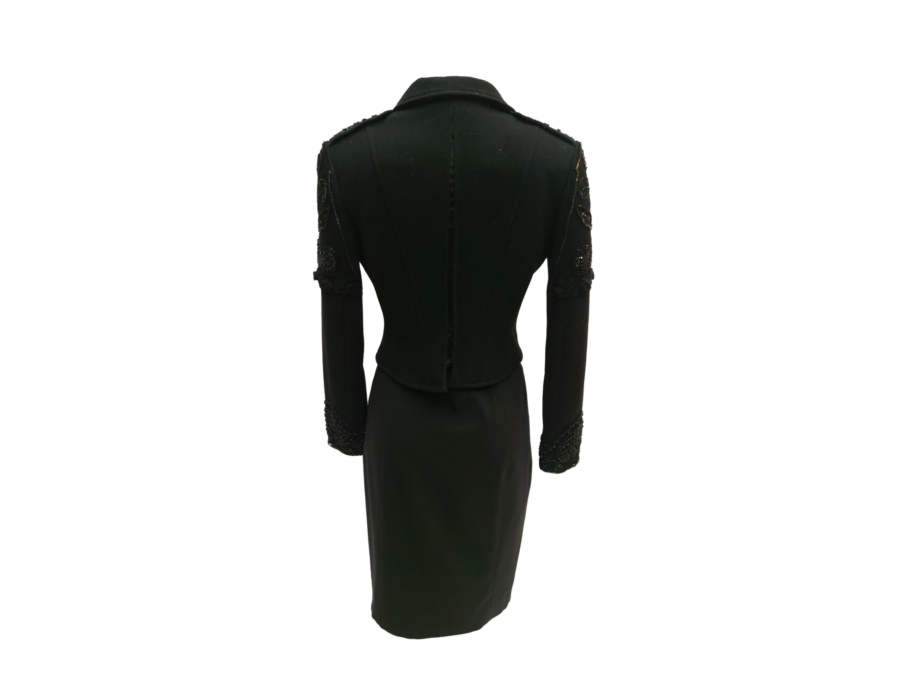 Blumarine - Completo in Lana Nero