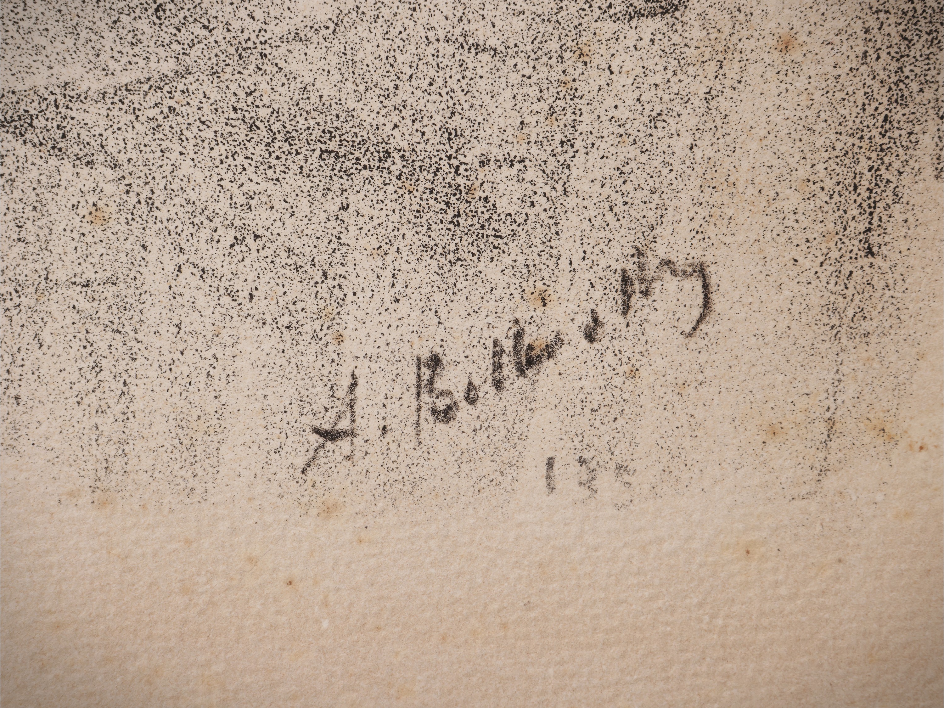 Albert De Belleroche - Ritratto di signora, litografia