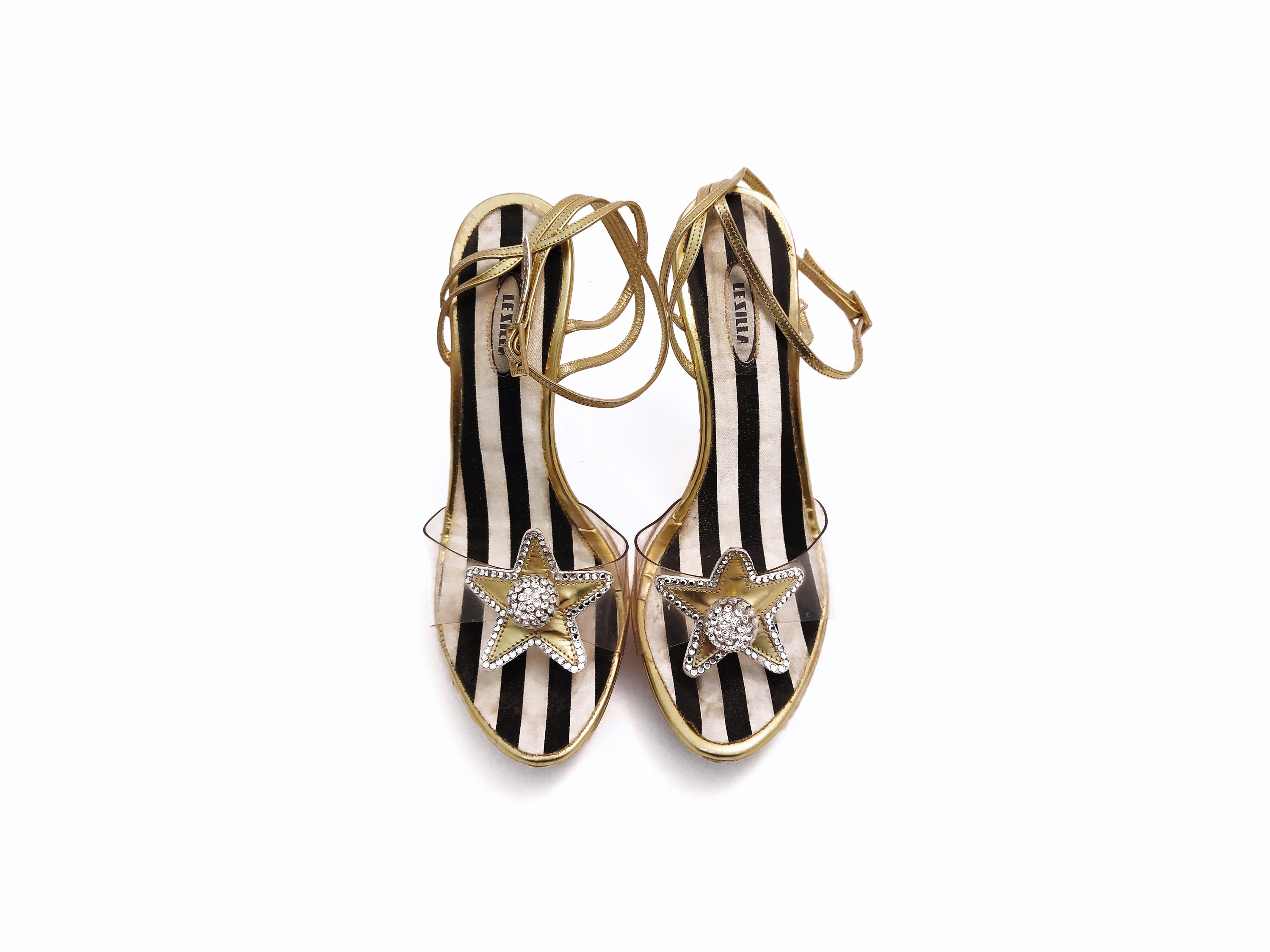 Le Silla - Sandali in Pelle Color Oro