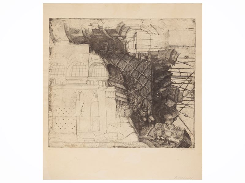 Viterbo 1977 - Capriccio architettonico 1969