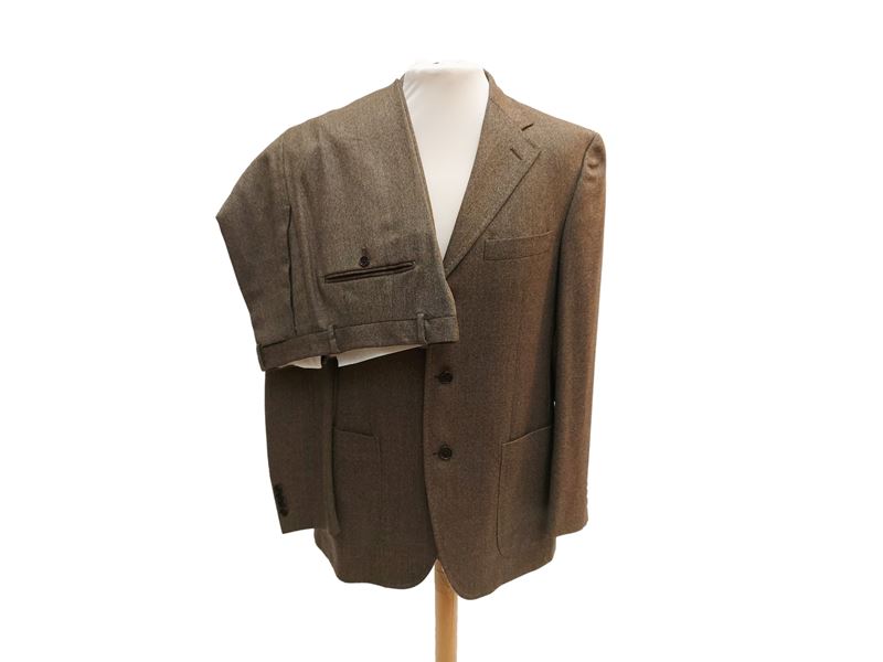 Loro Piana, Completo da uomo in lana Zelander, tg 48/50