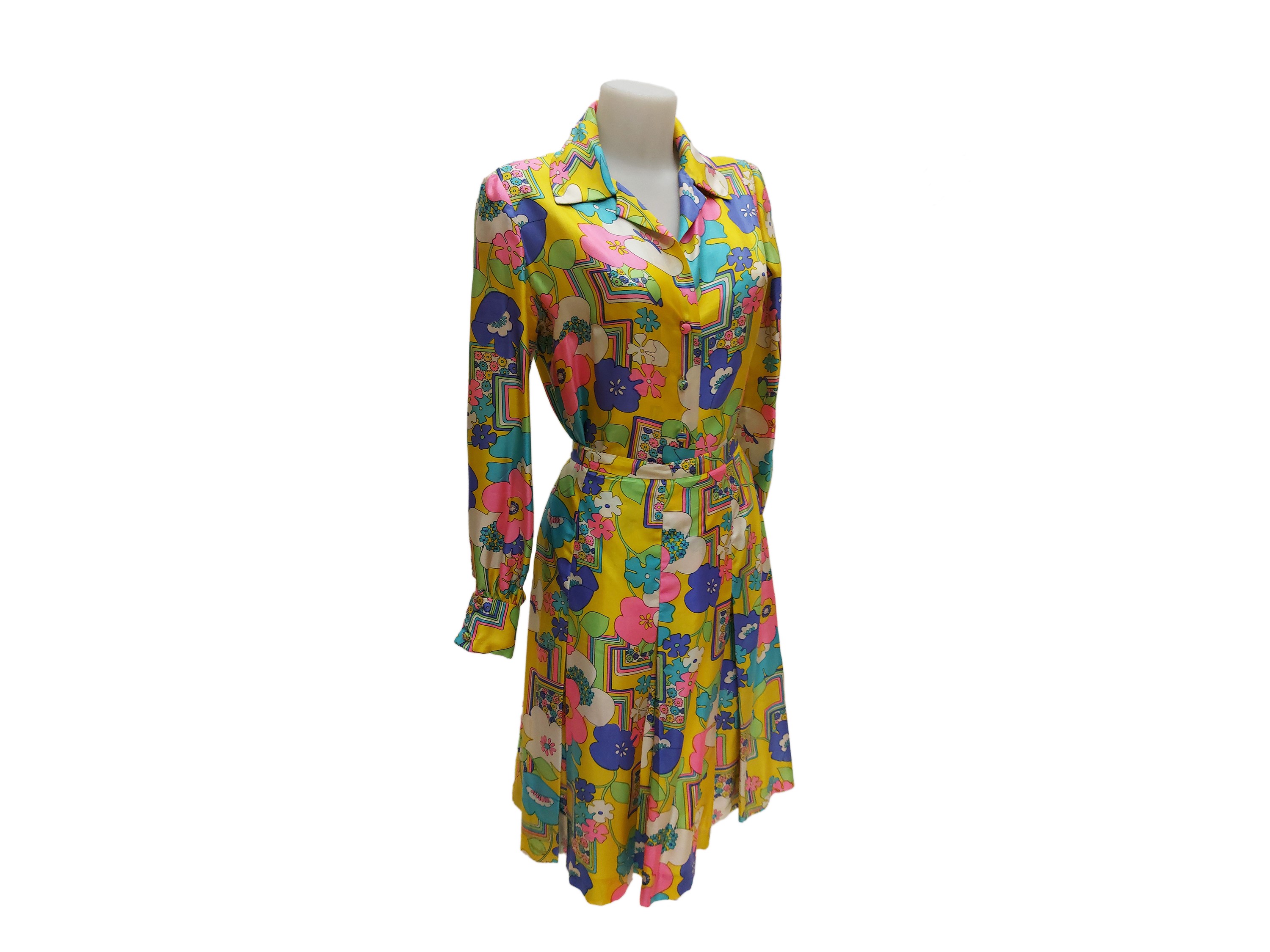 Completo Sartoriale in Seta Fantasia Floreale
