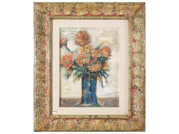 Silvio Loffredo : Vase of Flowers 1977  - Auction Modern and Contemporary Art - Maison Bibelot - Casa d'Aste Firenze - Milano