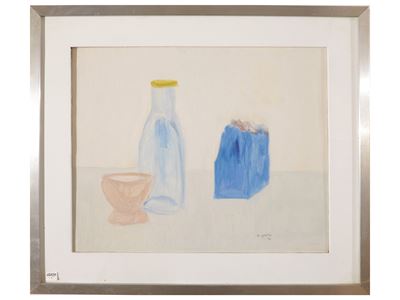 Natura morta, olio su tela, 1971