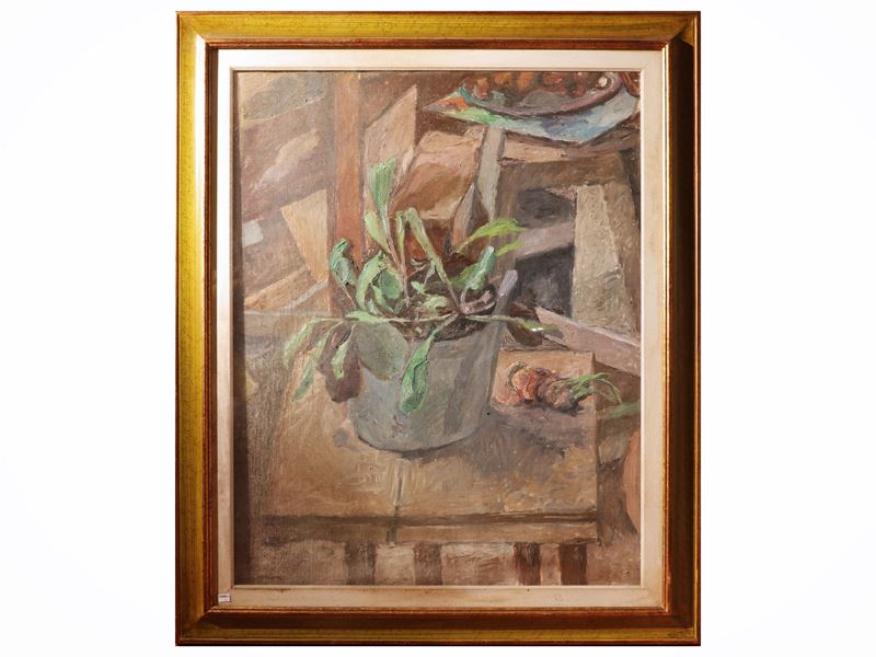 Enzo Faraoni - Natura morta, olio su tela
