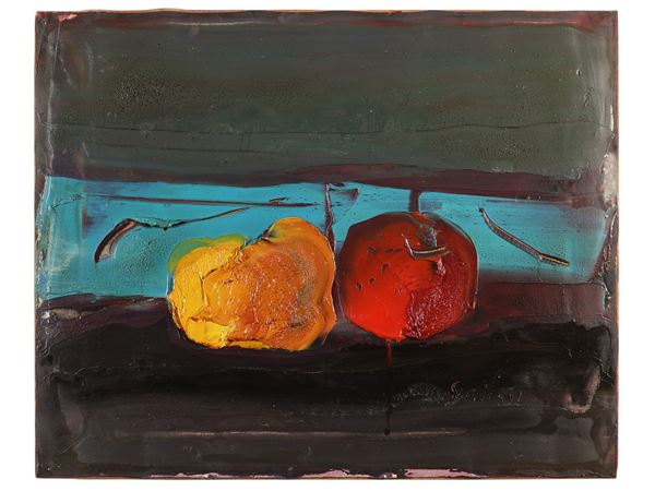 Sergio Scatizzi : Natura morta, Anni Sessanta  - Asta Arte Moderna e Contemporanea - Maison Bibelot - Casa d'Aste Firenze - Milano