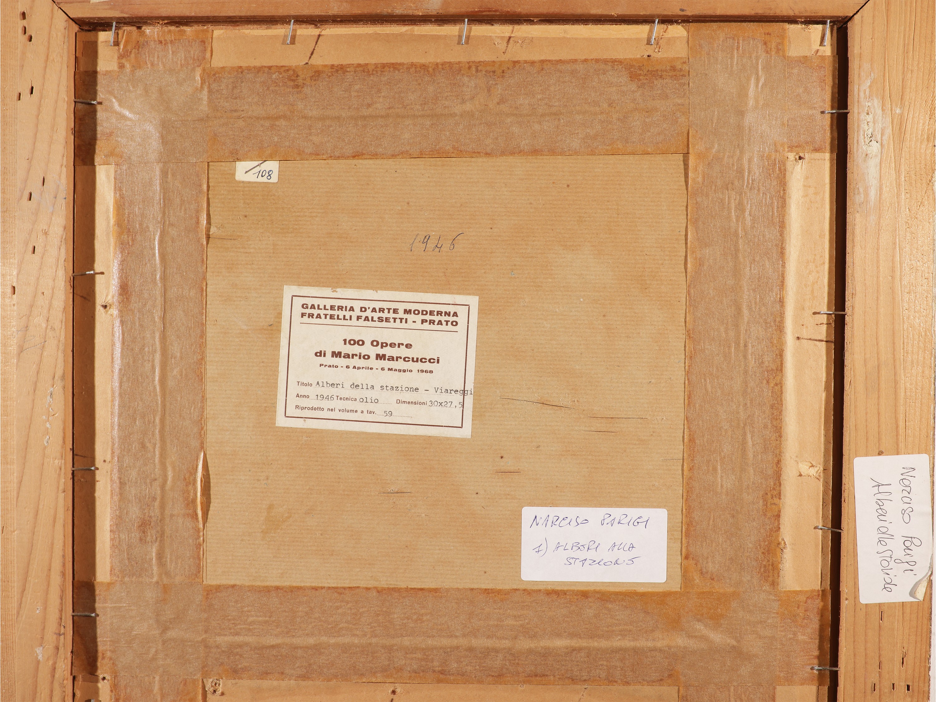 Alberi della stazione Viareggio 1946