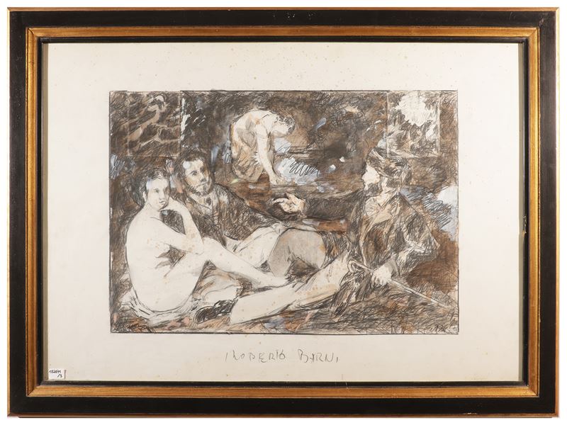 Scena classica - I pastori dellì'Arcadia - Le déjeuner sur l'herbe