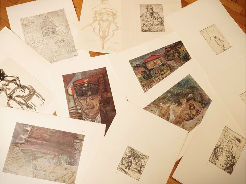 Miscellanea di grafica, studi e bozzetti