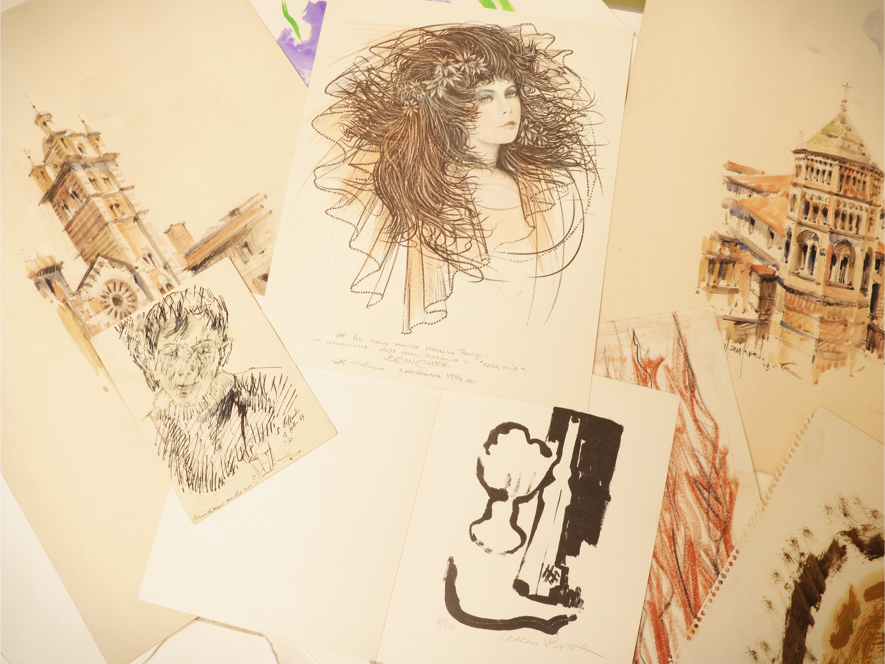 Miscellanea di grafica, studi e bozzetti