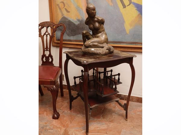 Mahogany side table