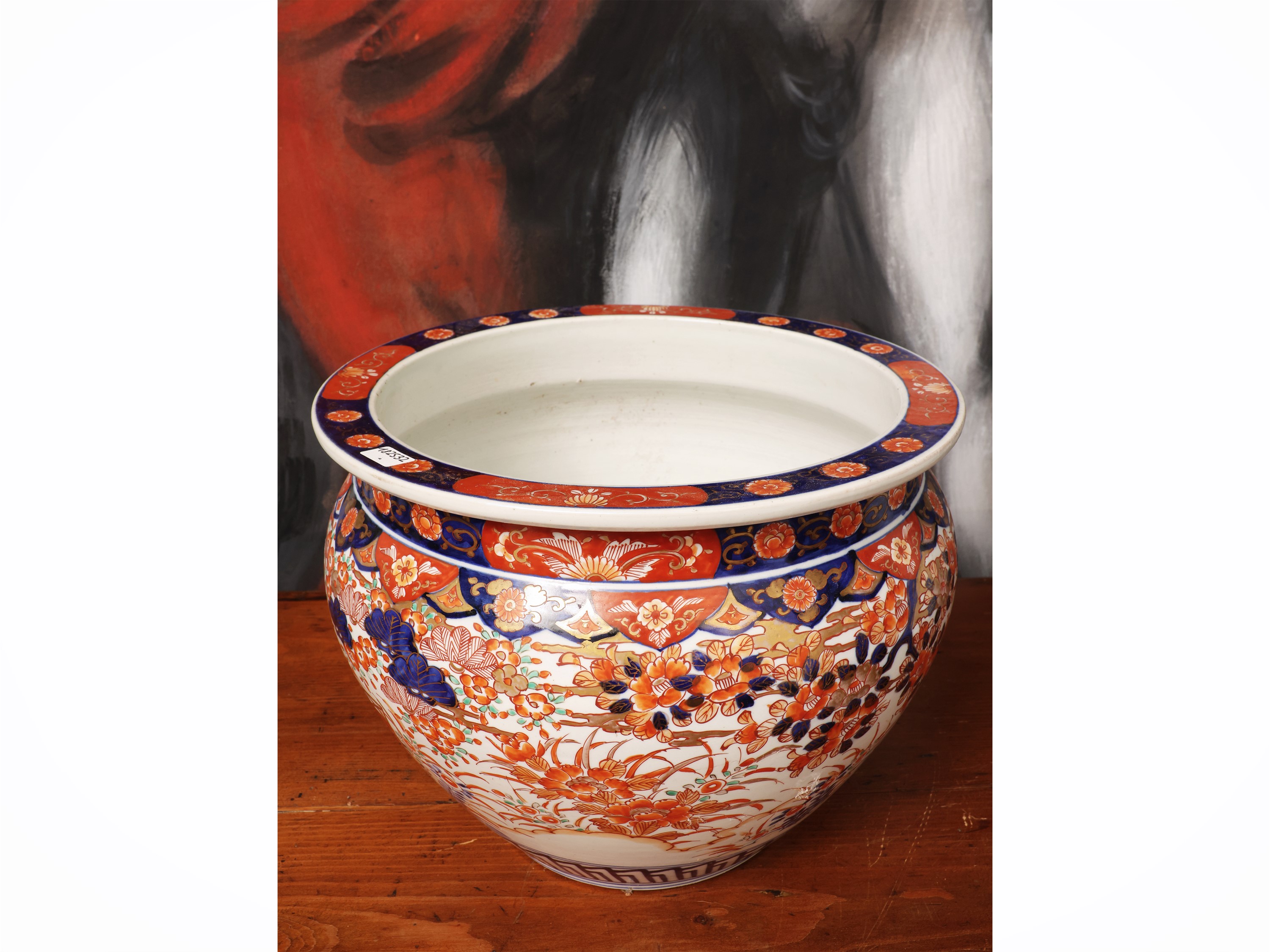 Cachepot in porcellana Imari, Giappone, XIX/XX secolo
