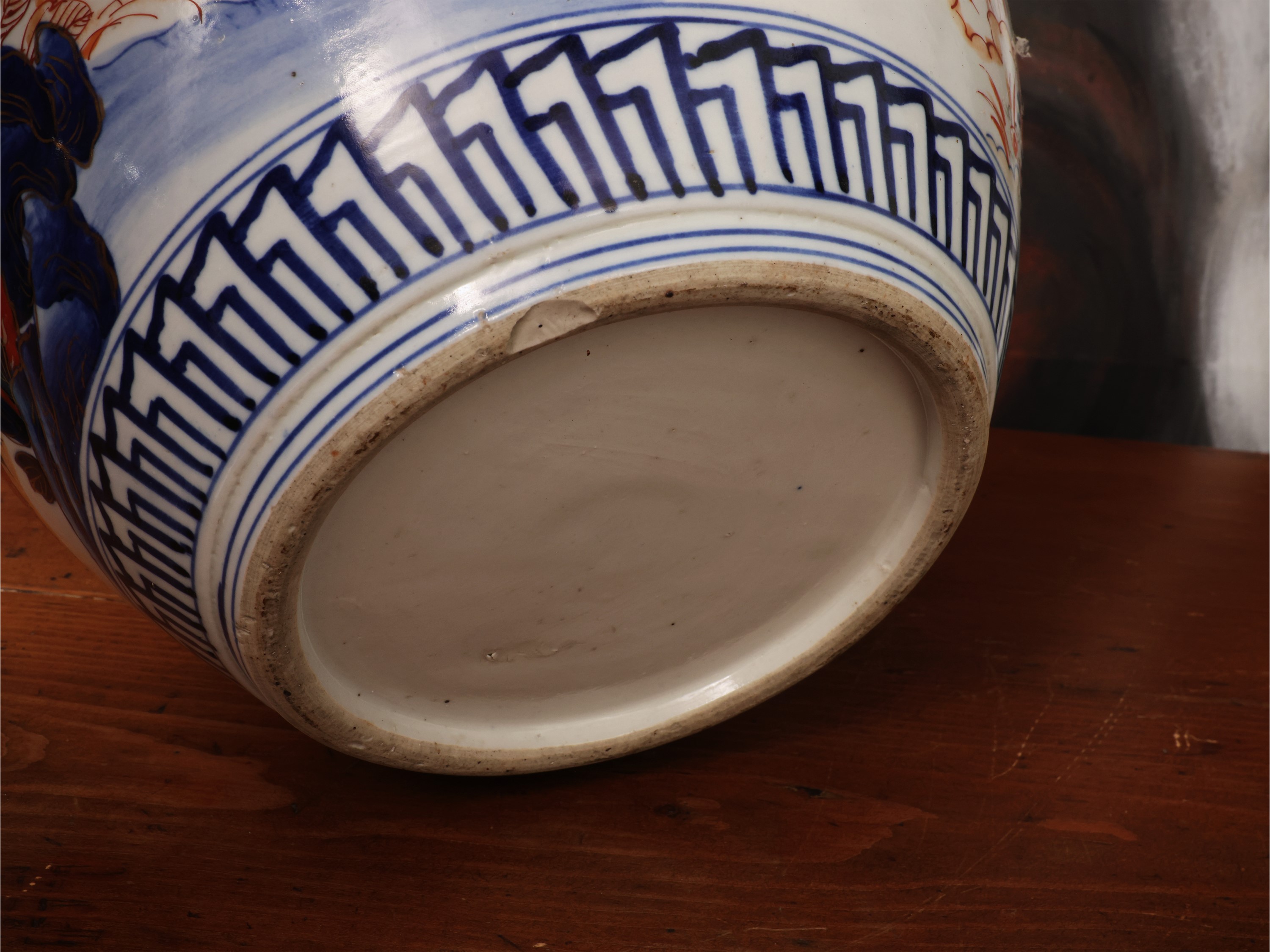 Cachepot in porcellana Imari, Giappone, XIX/XX secolo