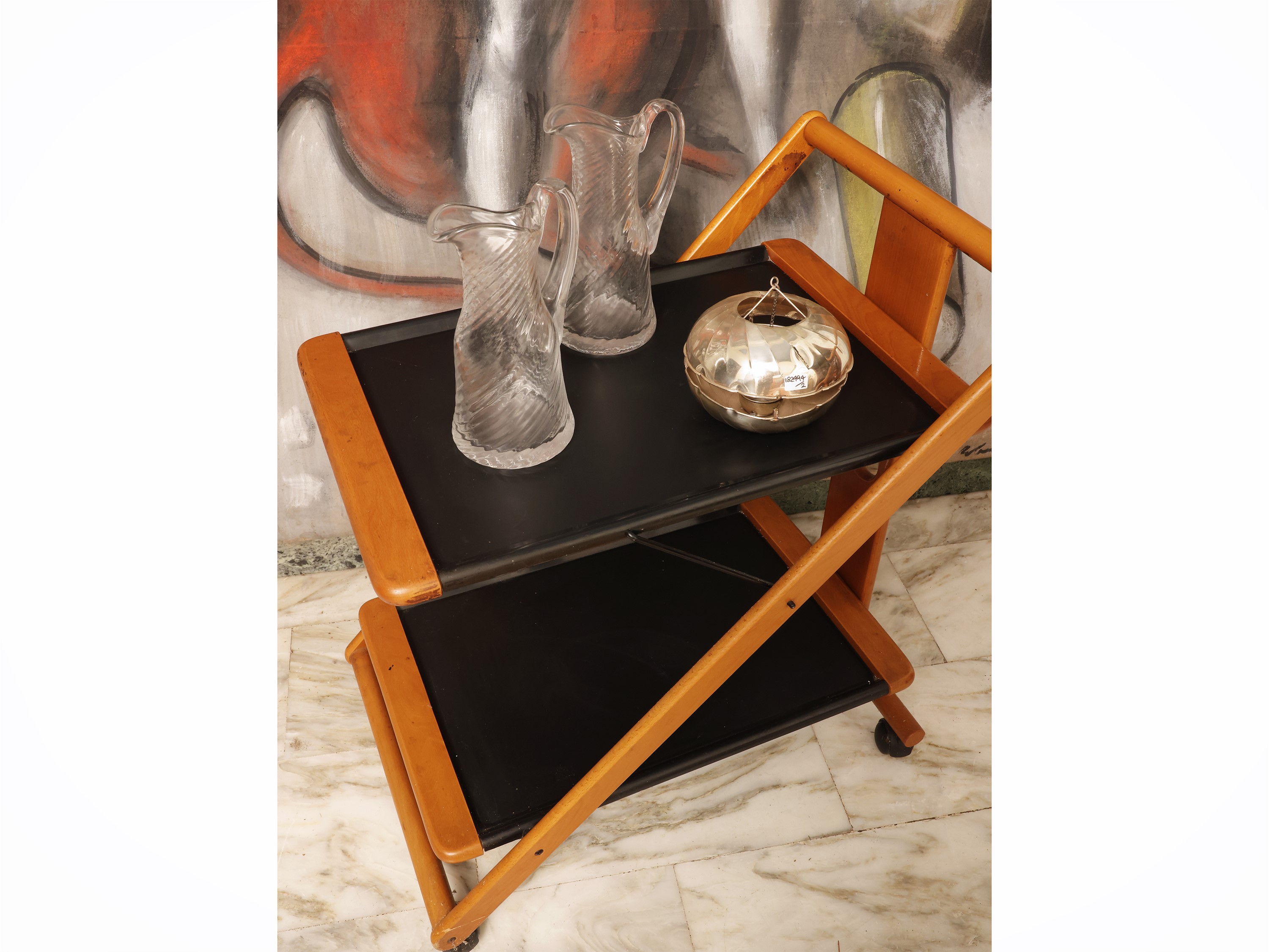 Carrello portavivande, legno, Anni Ottanta/Novanta