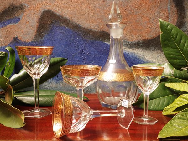 Crystal glass service