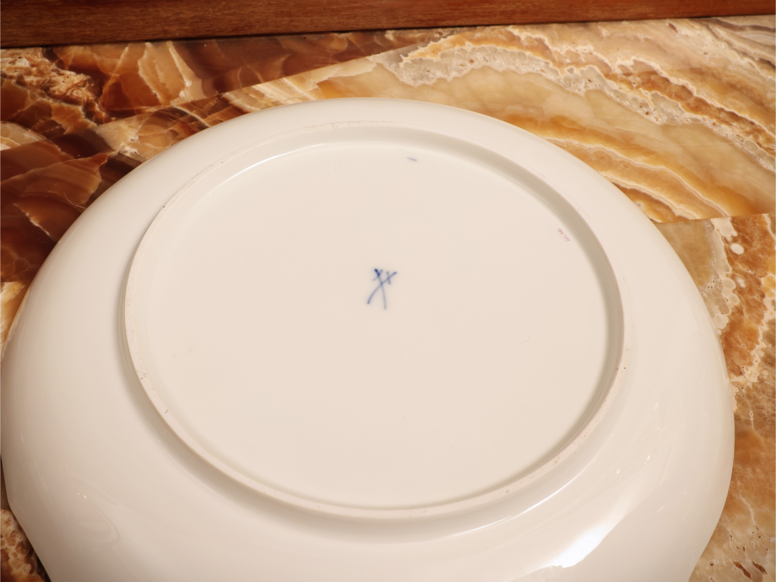 Accessori da brunch, alzata h cm 46 e vassoio in porcellana Meissen