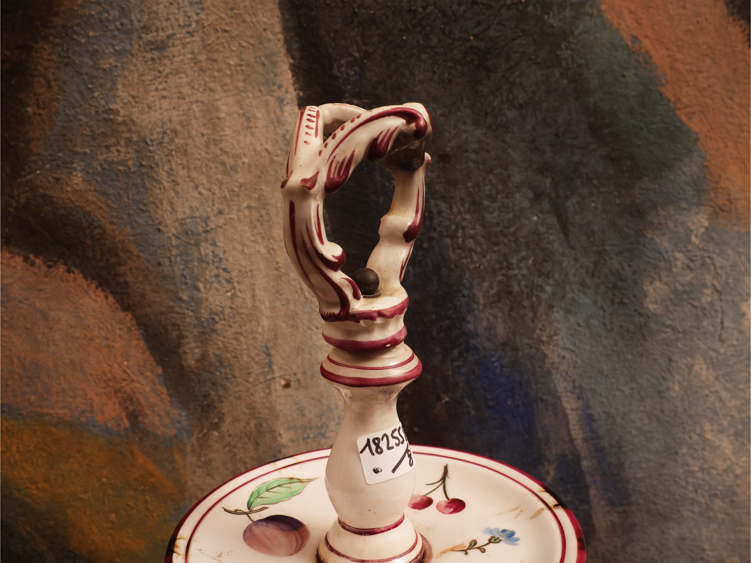 Accessori da brunch, alzata h cm 46 e vassoio in porcellana Meissen