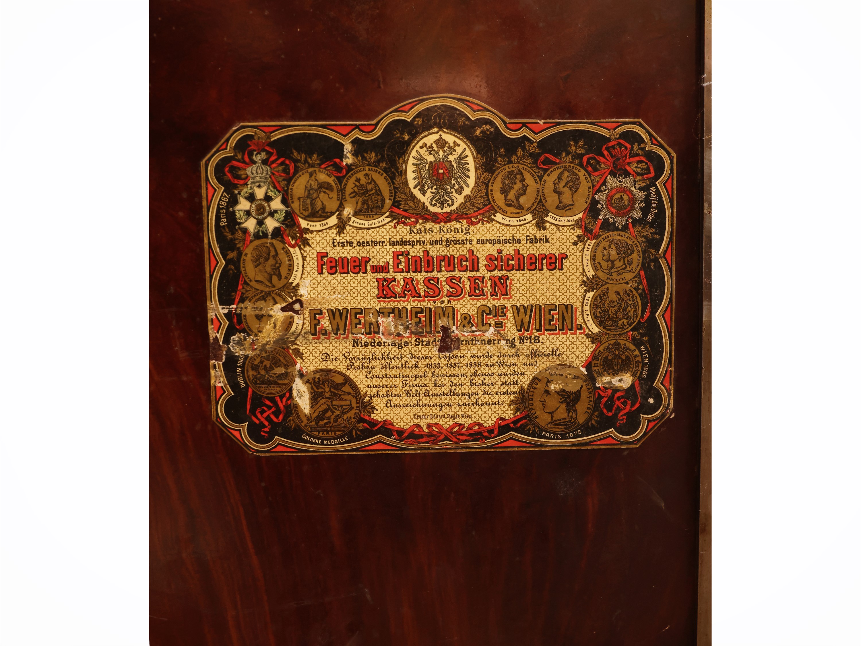 Armadio cassaforte, F. Wertheim & Co.
