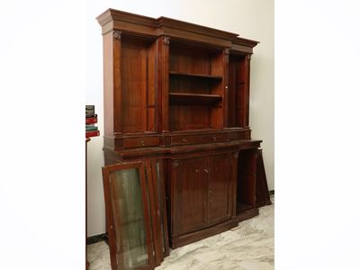 Libreria in mogano, XIX secolo