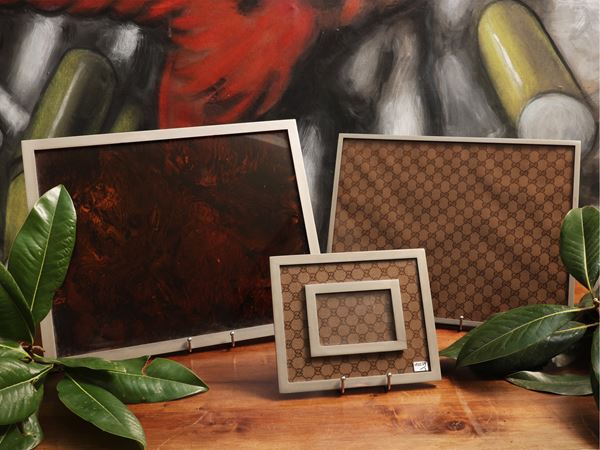 Desk set with Monogram decoration
