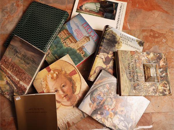 Lot of books: History of art in Tuscany  - Auction Florentine Style - Maison Bibelot - Casa d'Aste Firenze - Milano